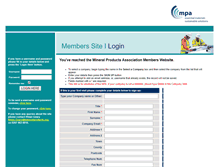 Tablet Screenshot of members.mineralproducts.org